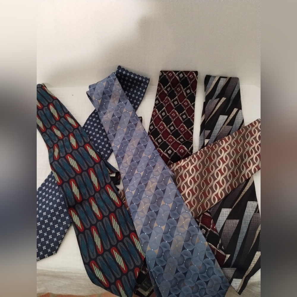 13 Men's Patterned Ties Set - Multicolor - Picture 2 of 5